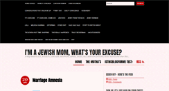 Desktop Screenshot of imajewishmotherwhatsyourexcuse.com